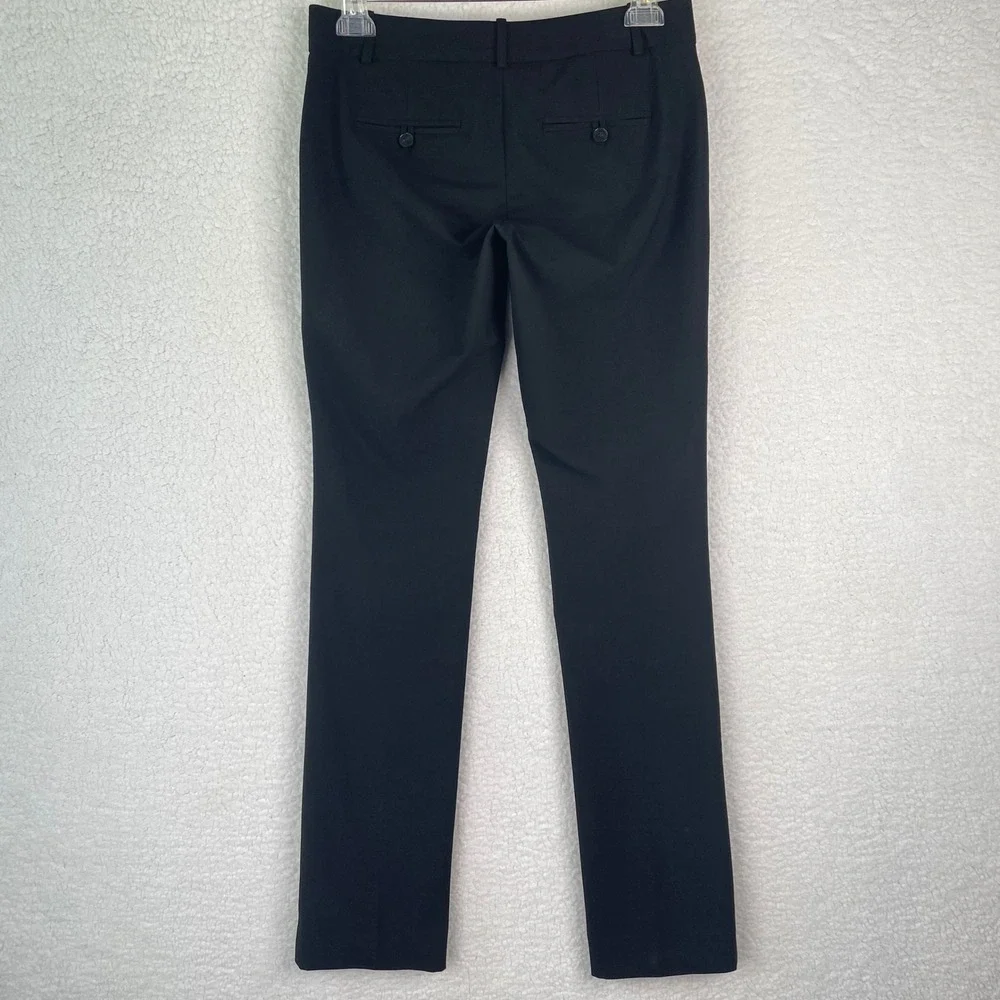 The Limited Black Collection Drew Fit Straight Leg Dress Pants Womens 2 Black - Picture 4 of 10